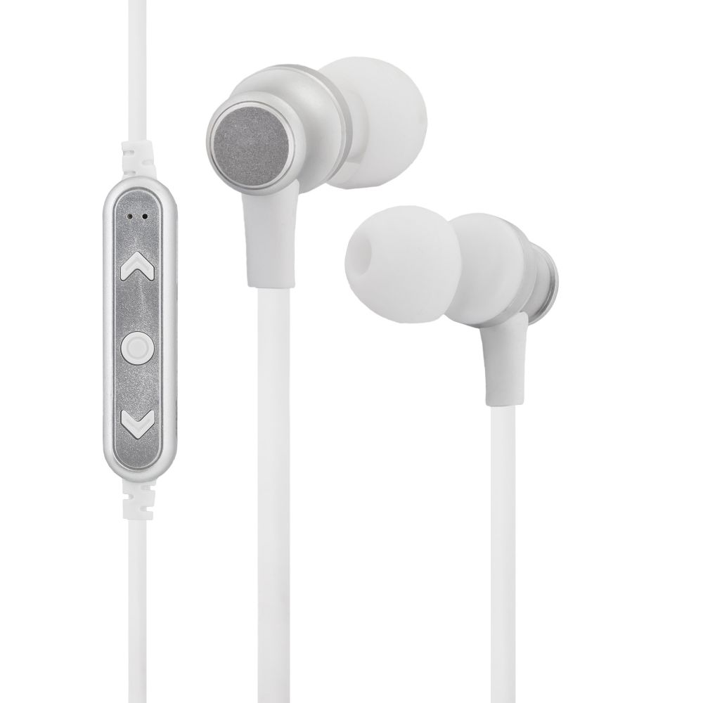 

Наушники Блютуз Стерео Гарнитура DeepBass D-22 Цвет Бело-Стальной