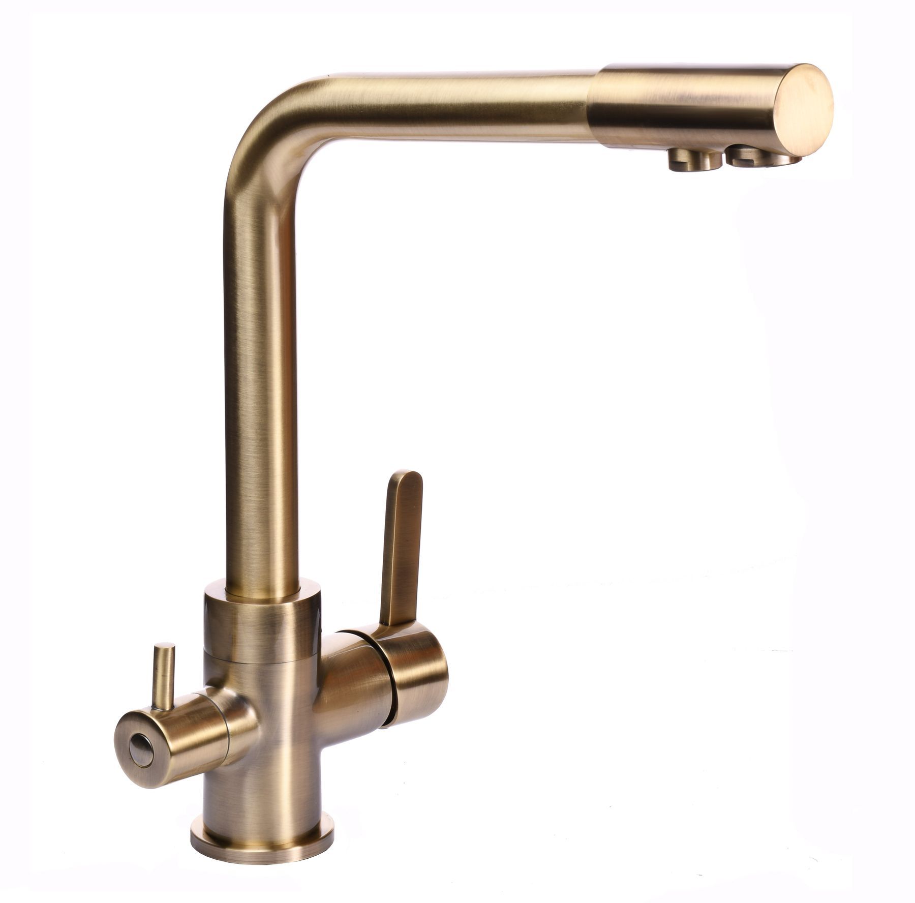 

Смеситель для кухни под осмос Globus Lux GLLR-0444-9-BRONZE (ST702704)