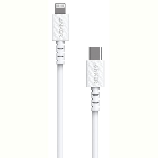 

Кабель Anker Powerline Select USB-C to Lightning - 1.8м V3 White