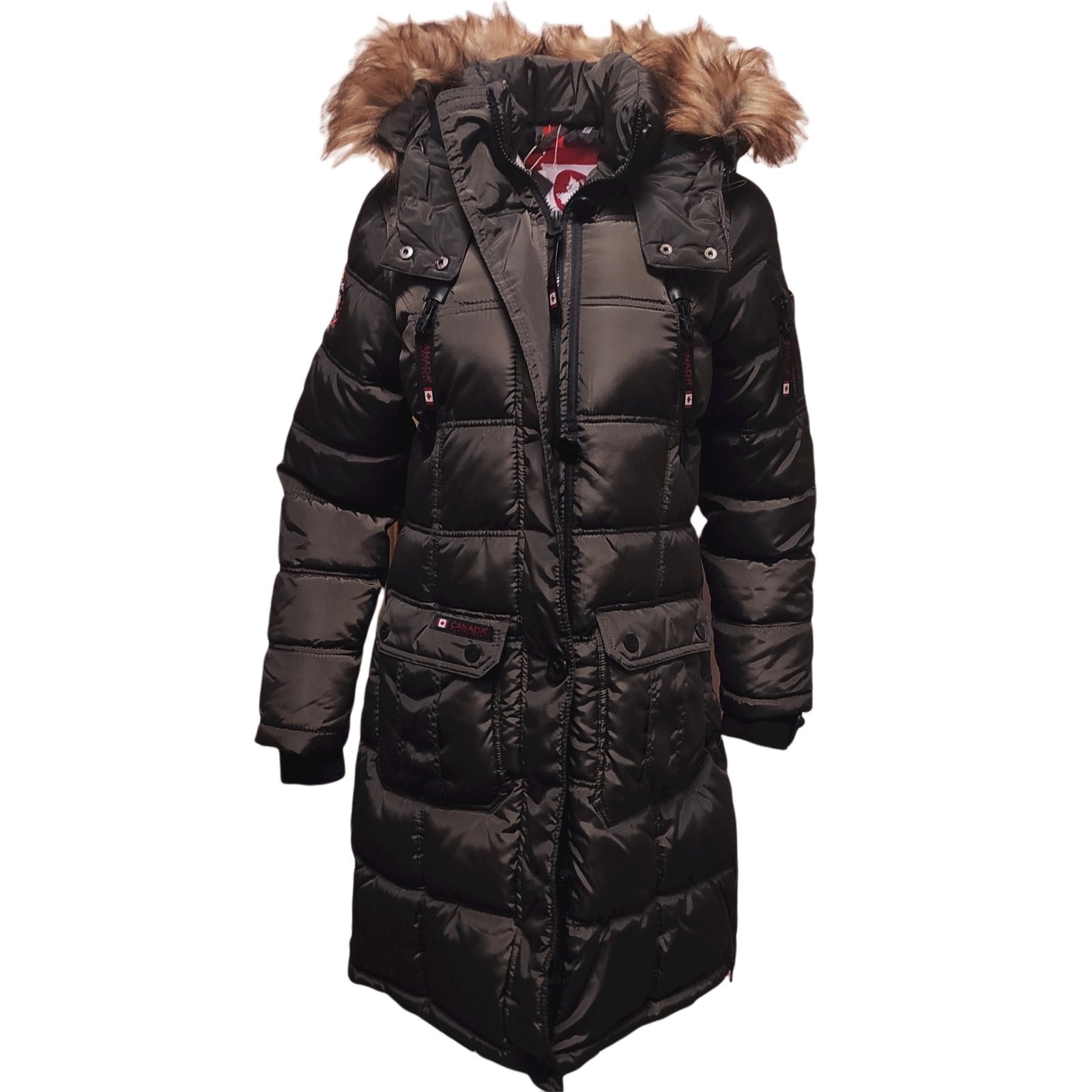 

Женская зимняя куртка Canada Weather Gear, для осенне-зимнего сезона, с капюшоном, черный, 74299, размер, Женская зимняя куртка Canada Weather Gear, для осенне-зимнего сезона, с капюшоном, черный, 74299, размер XL.