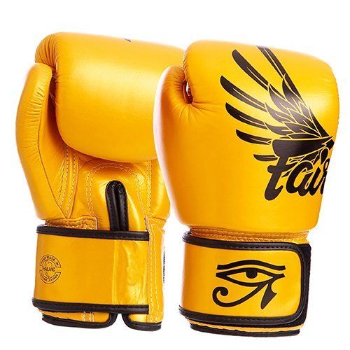 

Перчатки боксерские BGV1-FALCON Fairtex 14oz Золото-черный (37475013)