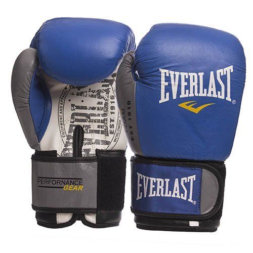 

Перчатки боксерские EV-009B Everlast 12oz Синий (37409059)