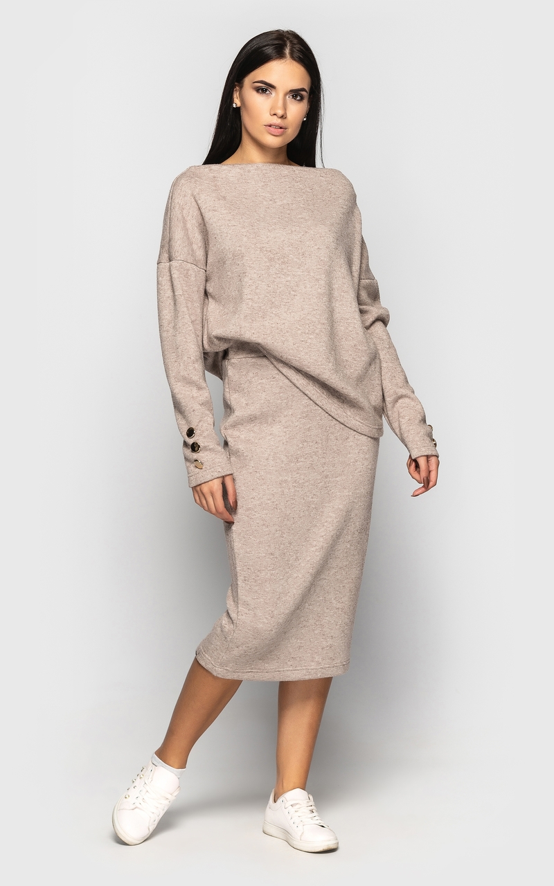 

Fashions • Костюм с юбкой Kabul Fashions  бежевый (4043, Fashions • Костюм с юбкой Kabul Fashions L бежевый (4043)