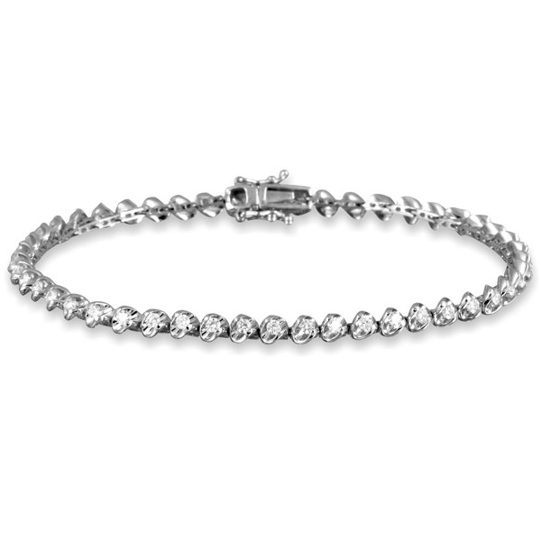 

Золотой браслет с бриллиантами W 0206