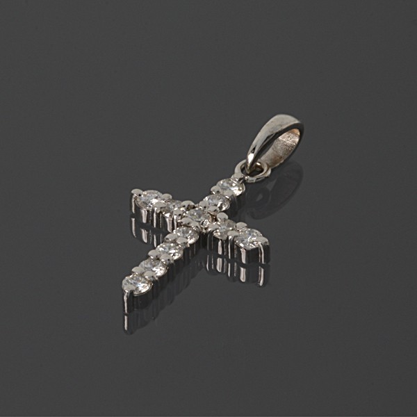 

Золотой крестик с бриллиантами W 0167