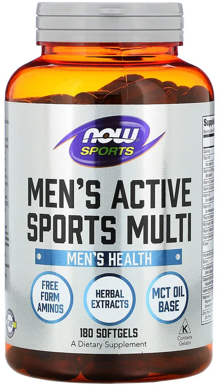 

Витамины Now Foods Men's Extreme Sports Multi 180 софт капсул (733739038913)