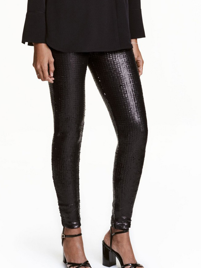 

Леггинсы H&M 0410778_пайетки  Черные, Леггинсы H&M 0410778_пайетки 42 Черные