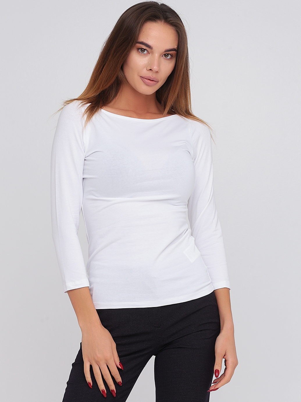 

Лонгслив H&M 0884851_белый XS Белый