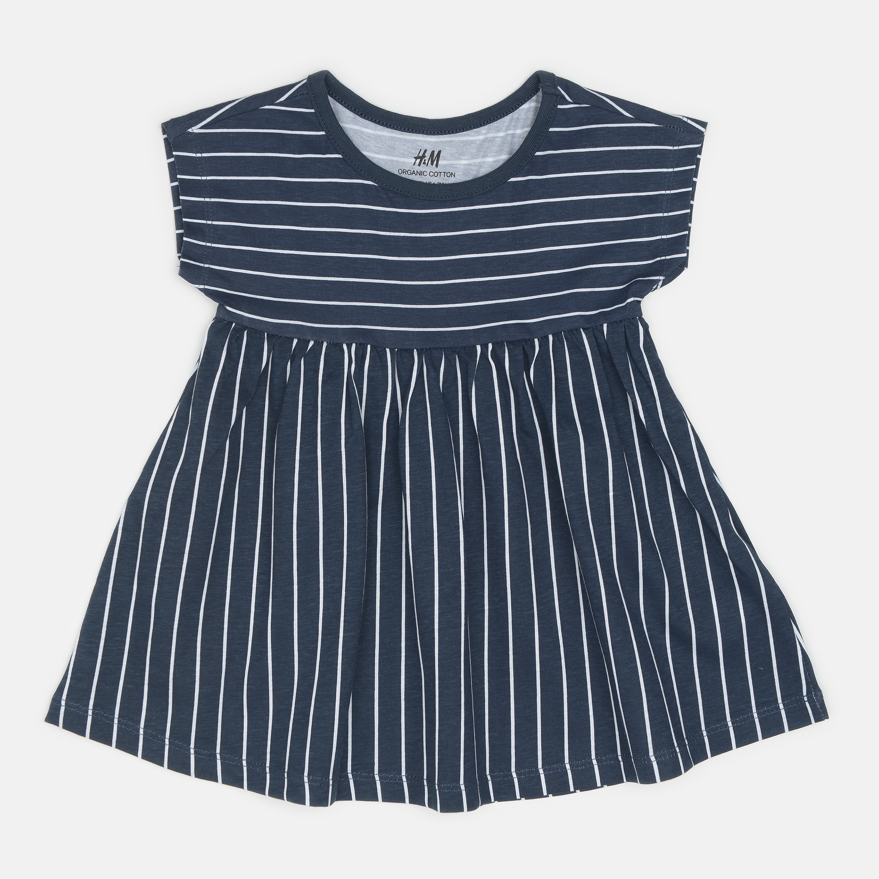 

Платье H&M 74см темно синий полоска 2544577