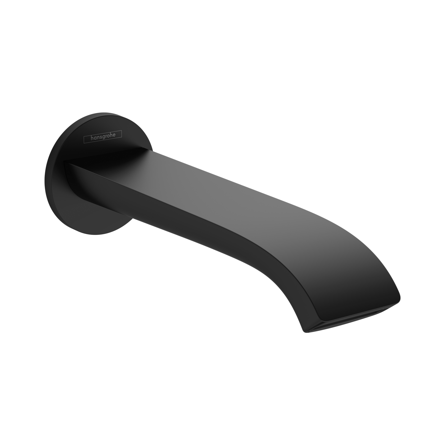 

Излив для ванны 202 мм Hansgrohe Vivenis (цвет - чёрный матовый) (75410670)