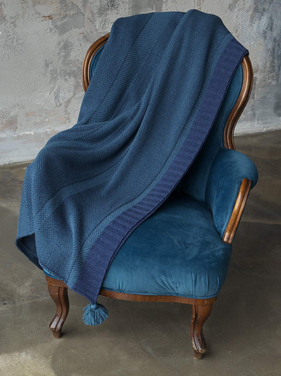 

Плед Betires Ball Navy Blue 150х200 см турция, шерсть
