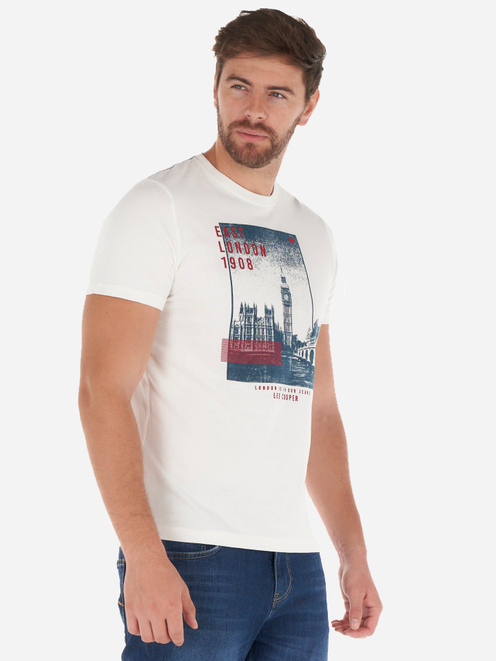 

Футболка Lee Cooper 10196047-679 M Off White