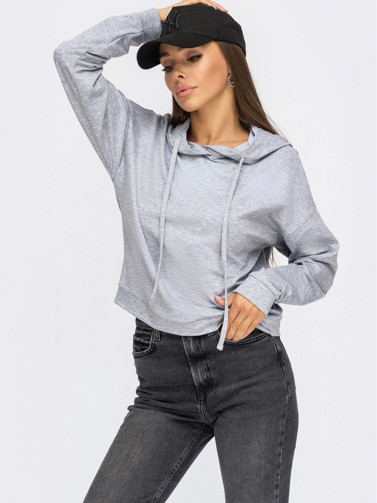 

Худи Dressa 54967 - Серое, Худи Dressa 54967 48-50 Серое