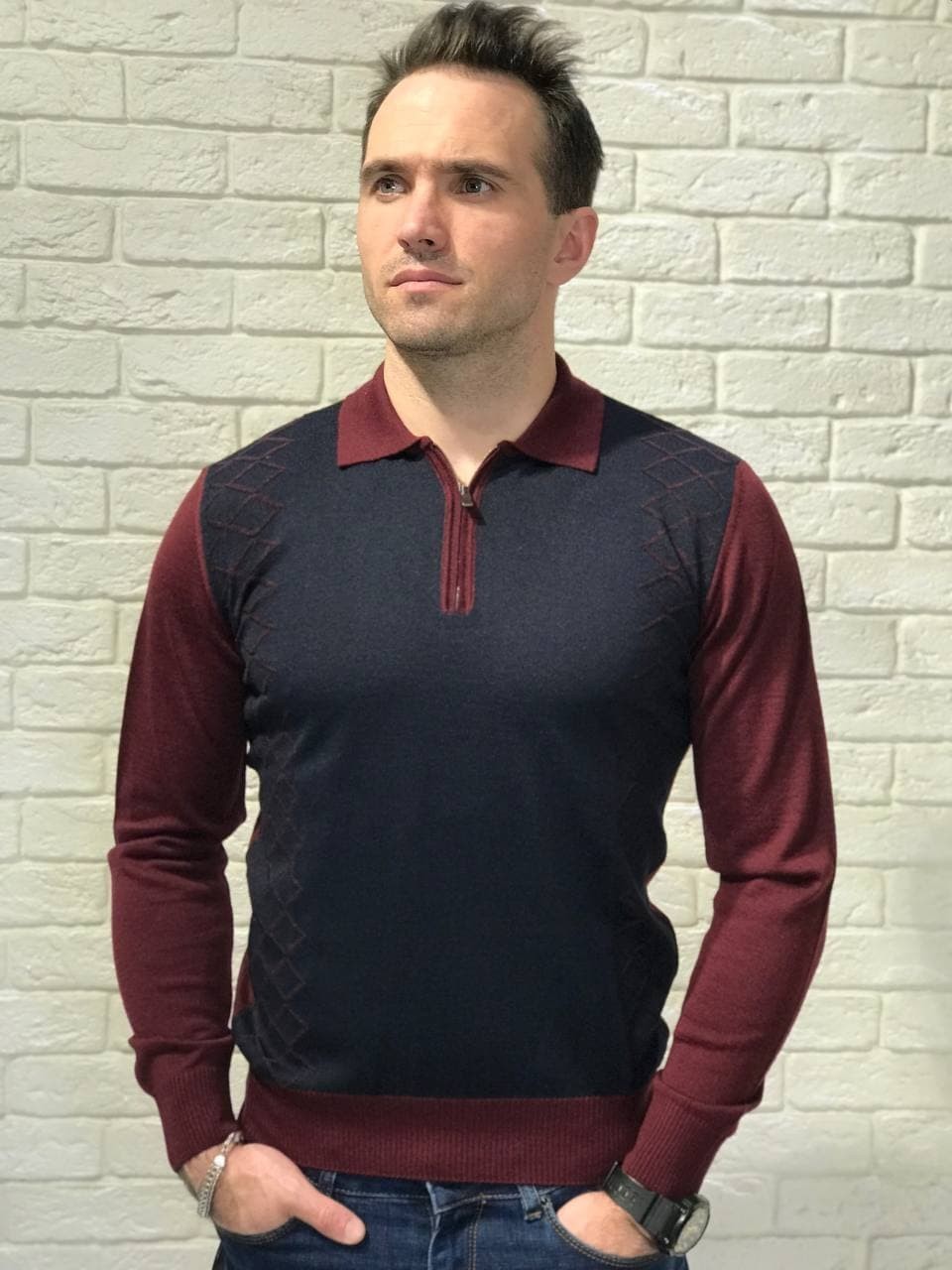 

Джемпер Kevingston 1058  Бордовый, Джемпер Kevingston 1058 3XL Бордовый