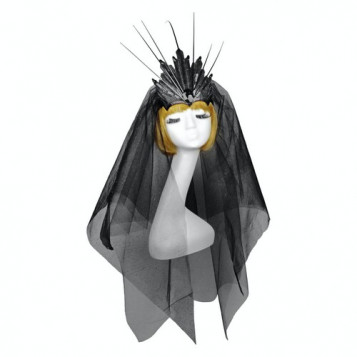 

Корона Сияние с фатой Halloween 18-1046BLK