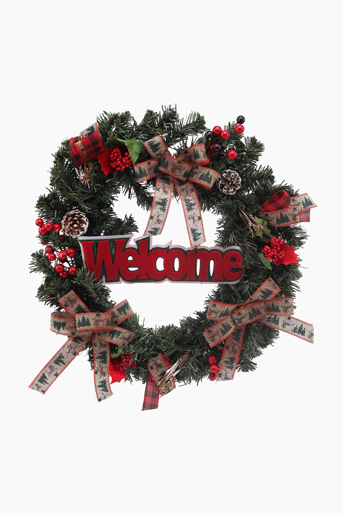 

Різдвяний віночок Welcome 50 см Z-3601N-8 (2002007280780)