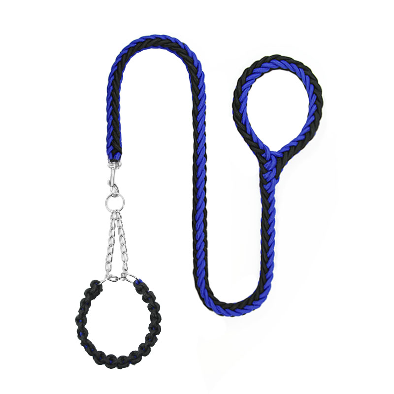 

Ошейник с поводком для собак Taotaopets 152217 Black+Blue контроллер 115*1,5 см