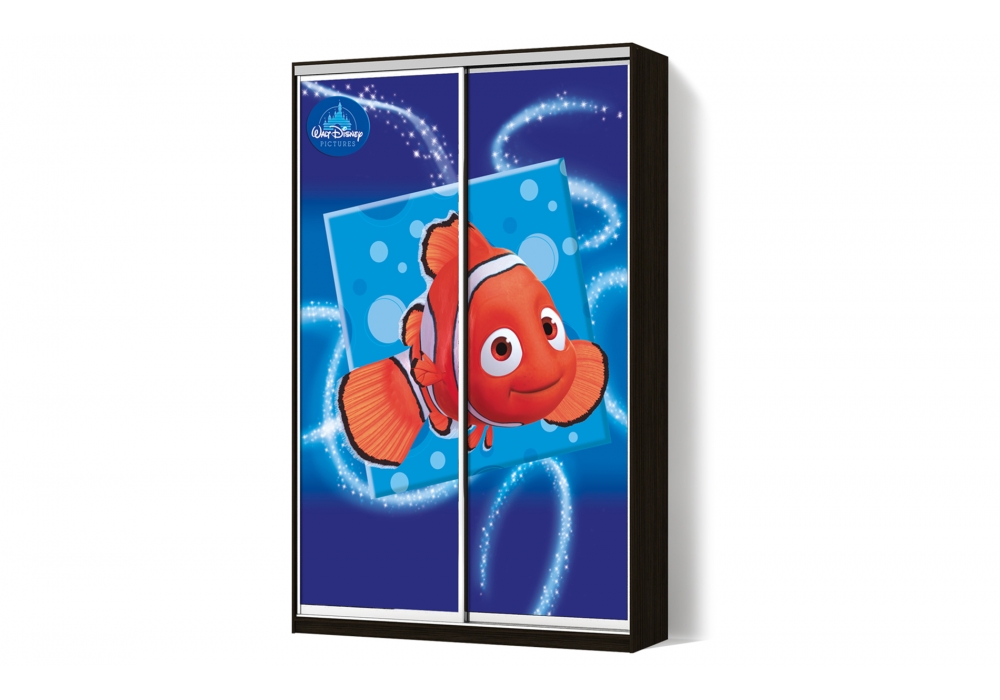 

Шкаф-купе Luxe 2 двери ФМП/ФМП рисунок Ds023 CLS - IV 160 x 220 x 45 см