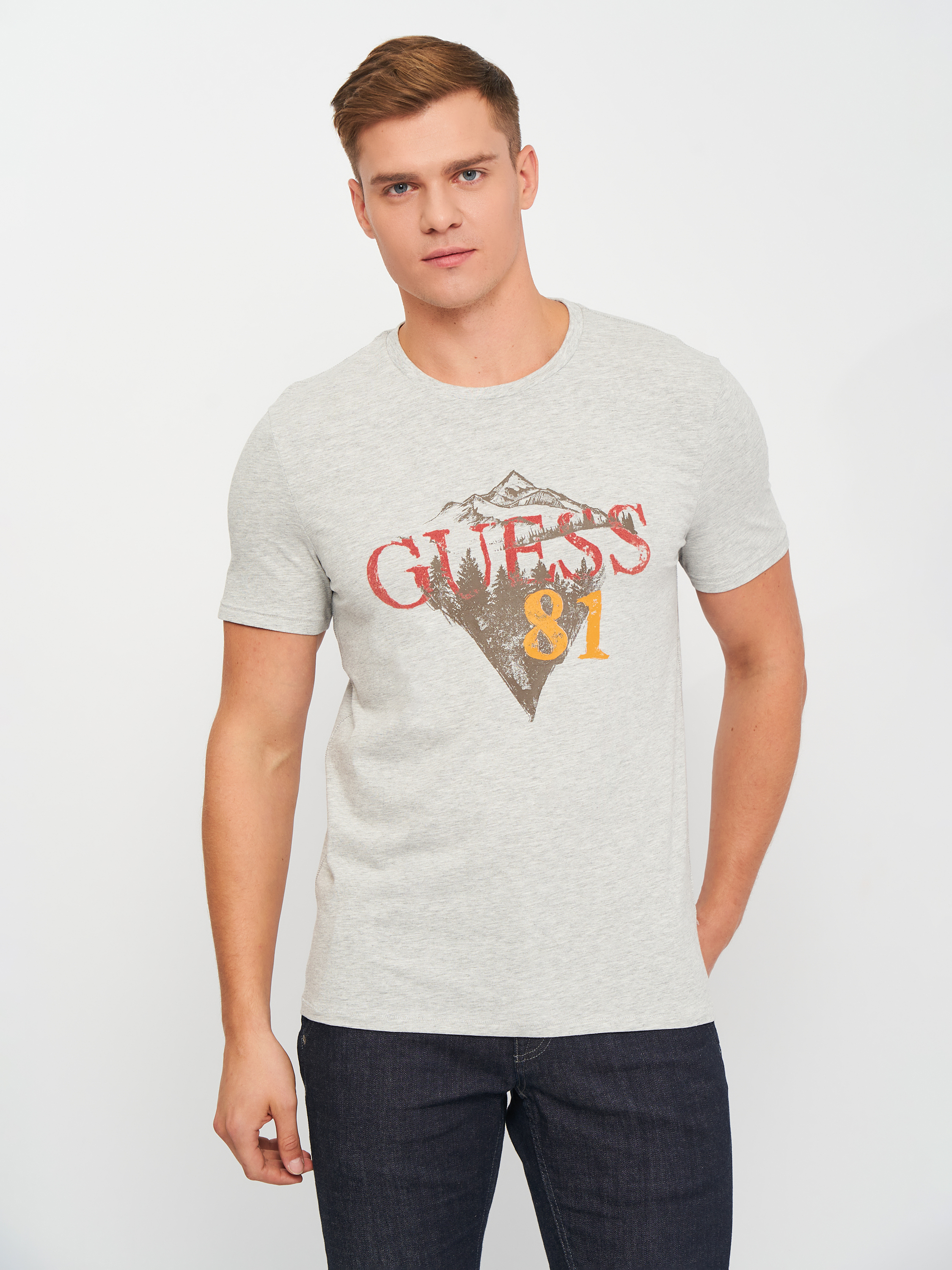 

Футболка Guess M1BI28-J1311 L Light Heather Grey M