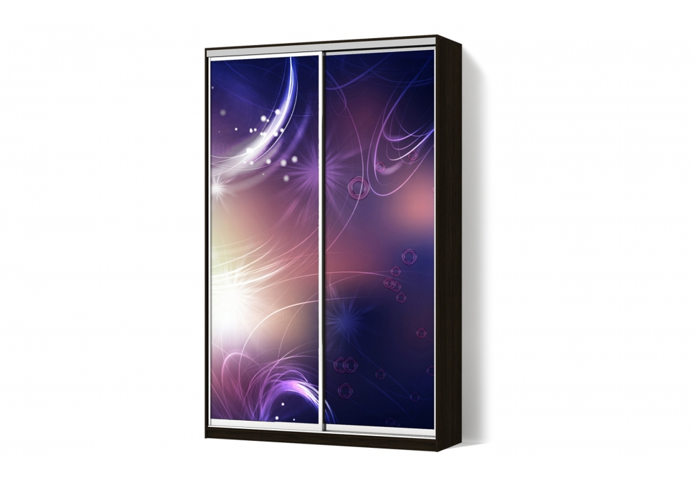 

Шкаф-купе Luxe 2 двери ФМП/ФМП рисунок Ab092 CLS - III 130 x 200 x 60 см