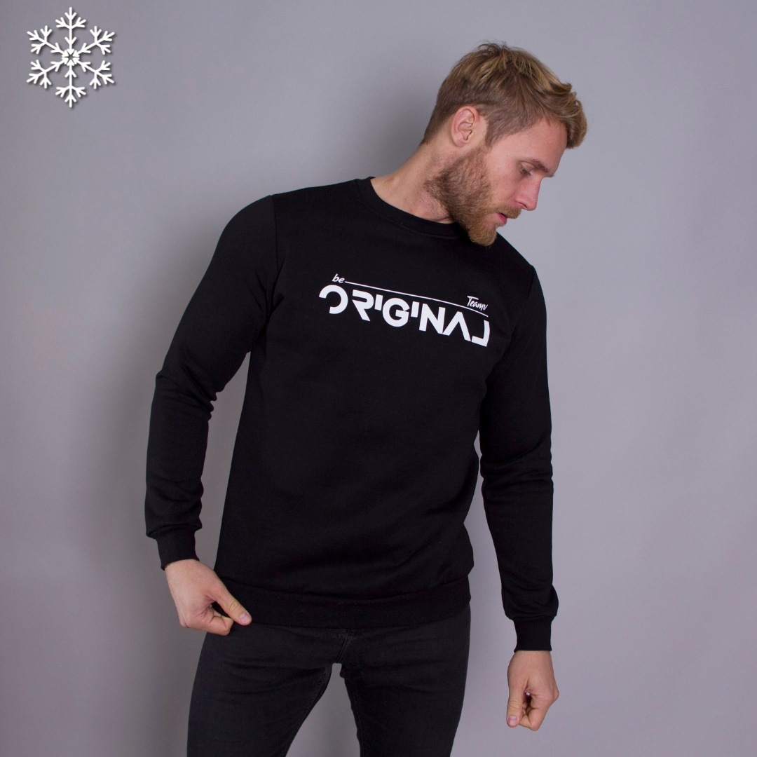 

Мужской теплый свитшот Teamv Original 3 Черный M