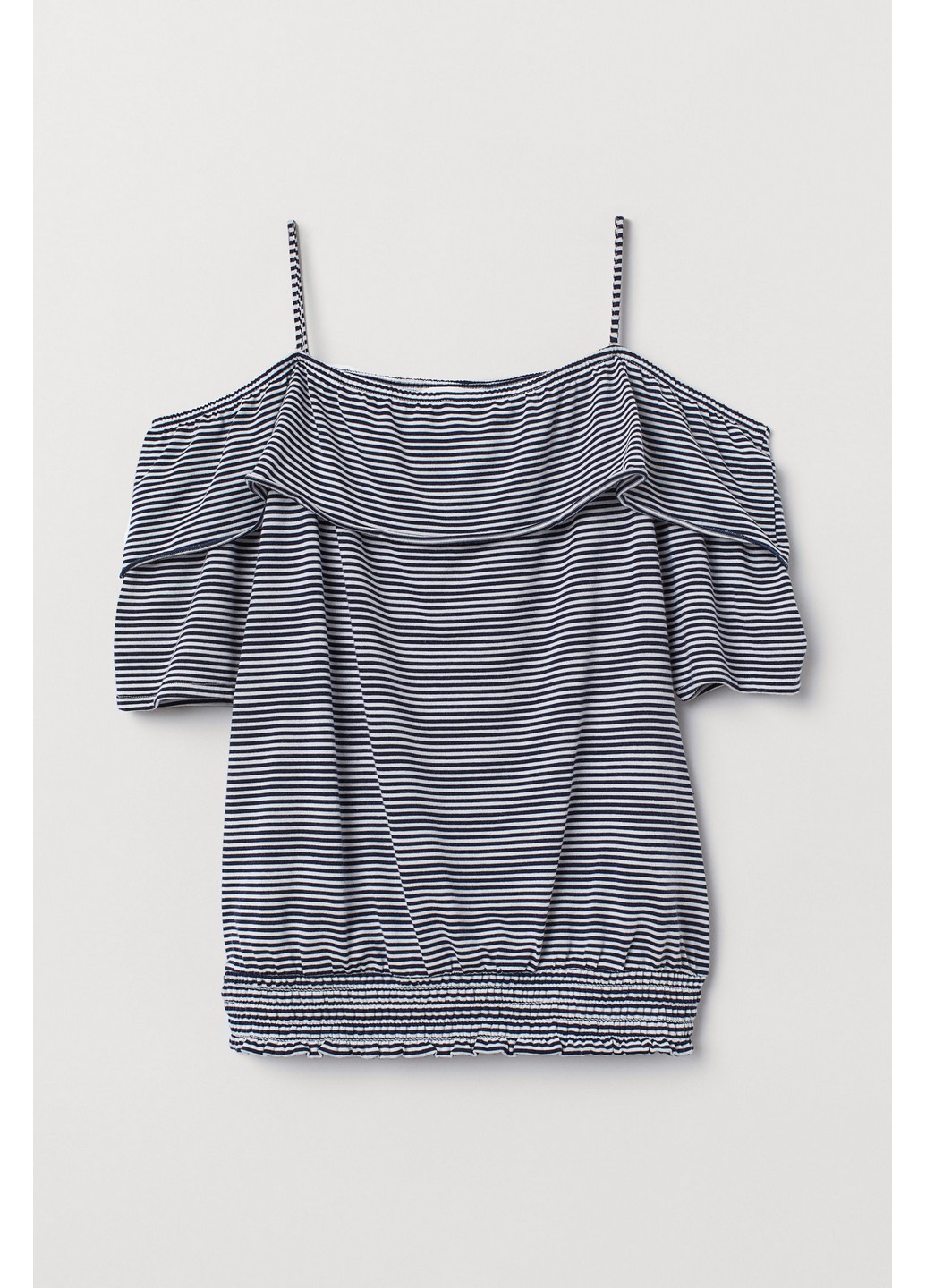 

Блуза H&M 170 Синий 0694161_бел полоска