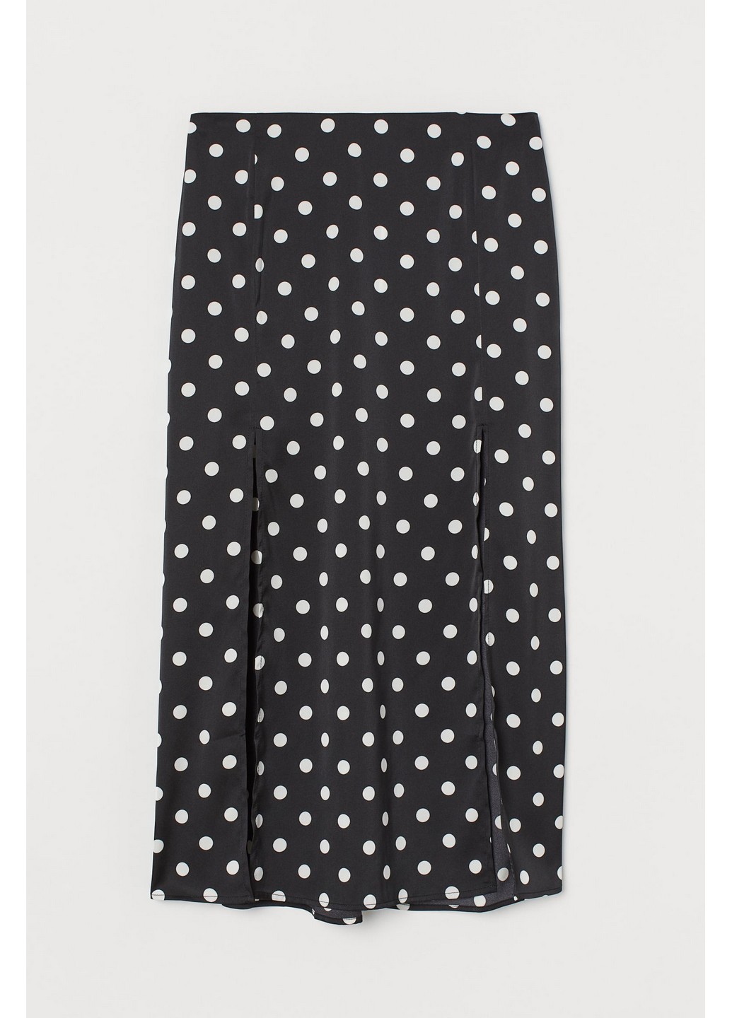 

Юбка H&M  Черный 0874546_горох_01, Юбка H&M 34 Черный 0874546_горох_01