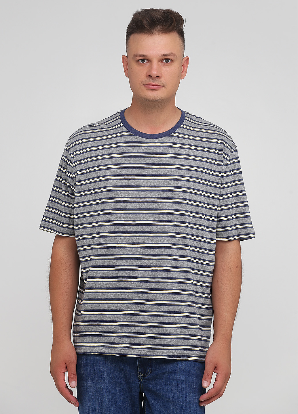 

Футболка C&A 3XL Серый 2042742_бел.син.пол
