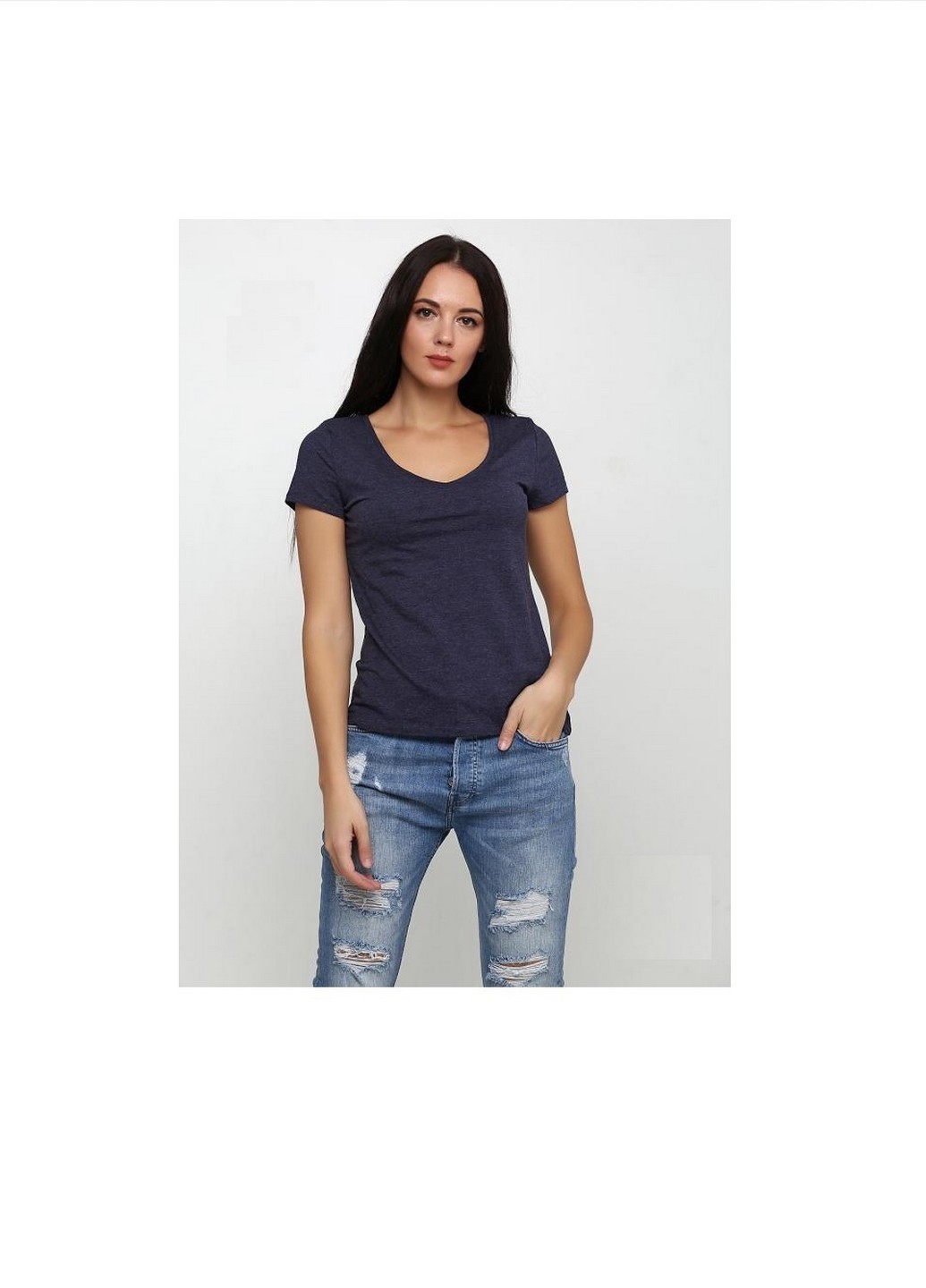 

Футболка H&  Темно-синий 13-0081_01, Футболка H&M M Темно-синий 13-0081_01