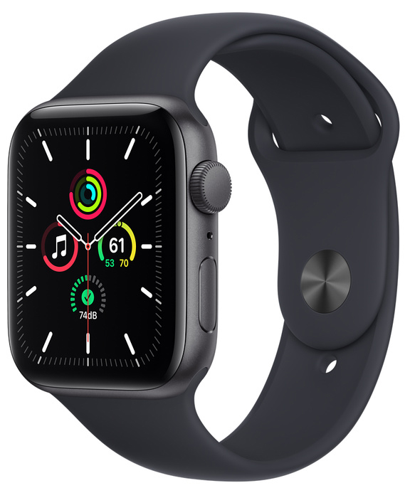 

Смарт-годинник Apple Watch SE GPS 44 mm Space Grey Aluminium Case with Midnight Sport Band (MKQ63UL/A)