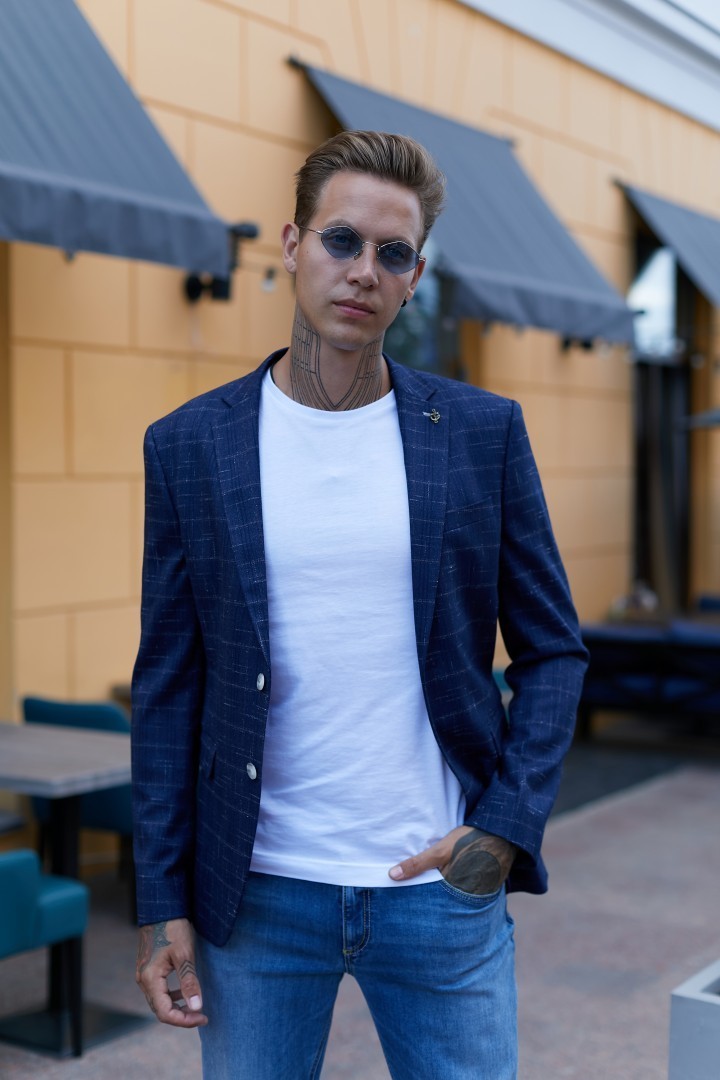 

Пиджак Loranzo 149- 60 Синий, Пиджак Loranzo 149-60 60 Синий