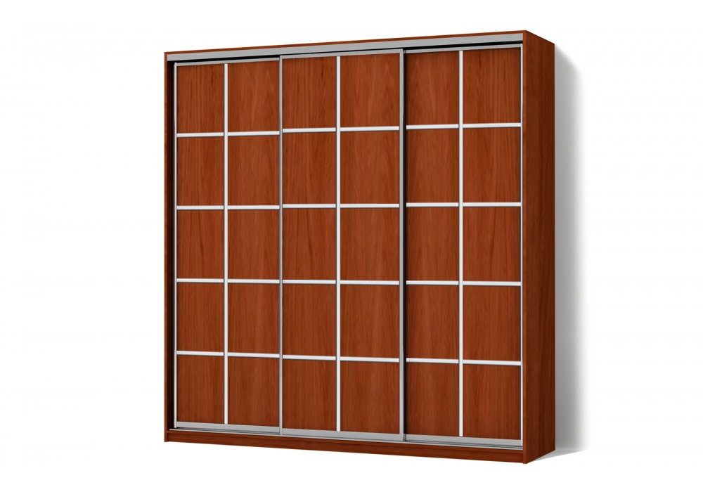 

Шкаф-купе Luxe 3 двери Комби/Комби/Комби рисунок 16-16-16 CLS - I 240 x 220 x 60 см