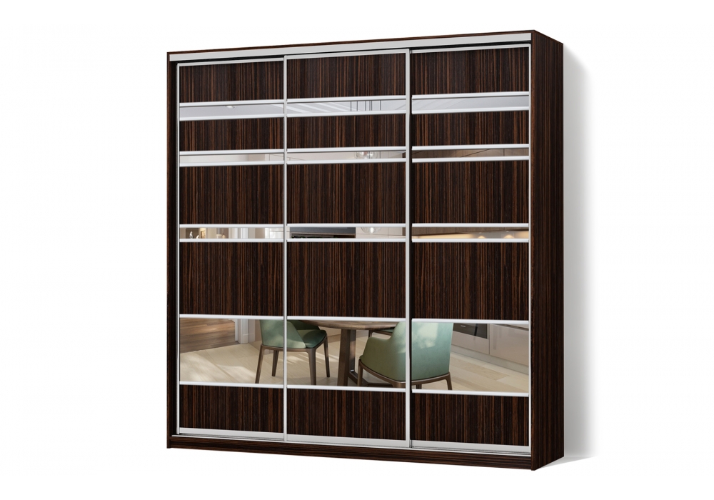 

Шкаф-купе Luxe 3 двери Комби/Комби/Комби рисунок 219-219-219 CLS - IV 240 x 220 x 60 см