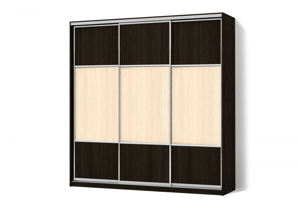 

Шкаф-купе Luxe 3 двери Комби/Комби/Комби рисунок 205-205-205 CLS - III 230 x 200 x 45 см