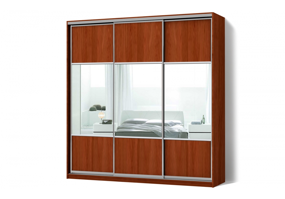 

Шкаф-купе Luxe 3 двери Комби/Комби/Комби рисунок 12-12-12 CLS - II 220 x 220 x 45 см