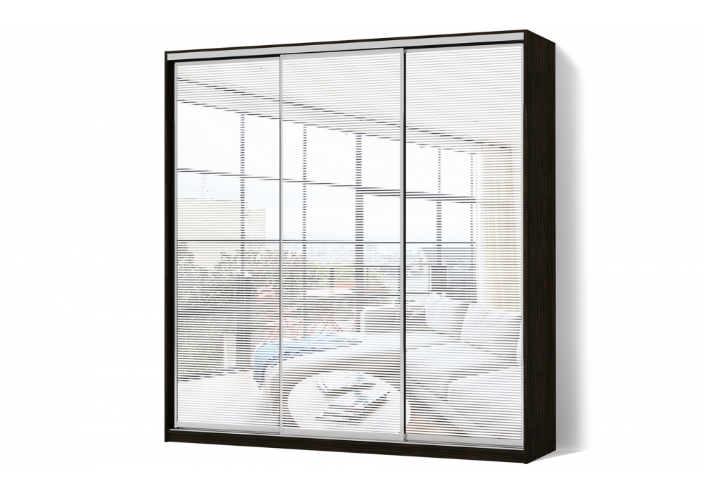 

Шкаф-купе Luxe 3 двери Пескоструй/Пескоструй/Пескоструй рисунок 63 CLS - III 230 x 220 x 45 см