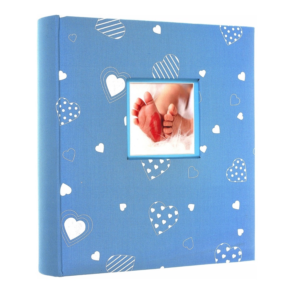 

Фотоальбом GEDEON 290x320 Трад.(60 сторінок) BABY HEART blue