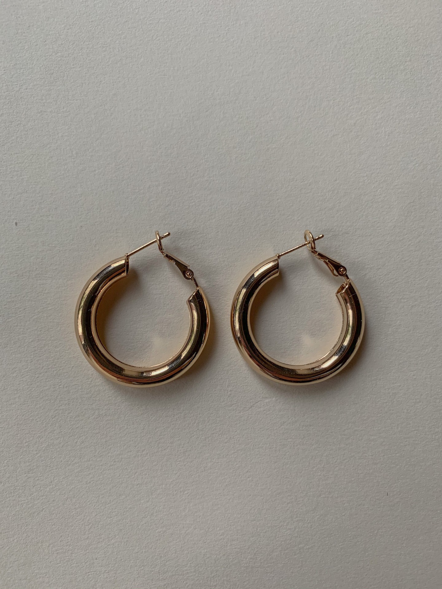 

Серьги из ювелирного сплава Baby Hoops цвет золото