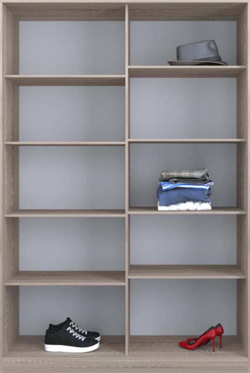 

Гардероб открытый Luxe CLS-3 100 x 210 x 60 см Дуб сонома