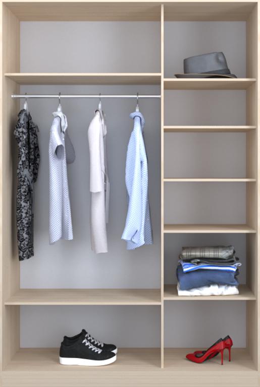 

Гардероб открытый Luxe CLS-1 190 x 230 x 45 см Дуб молочный