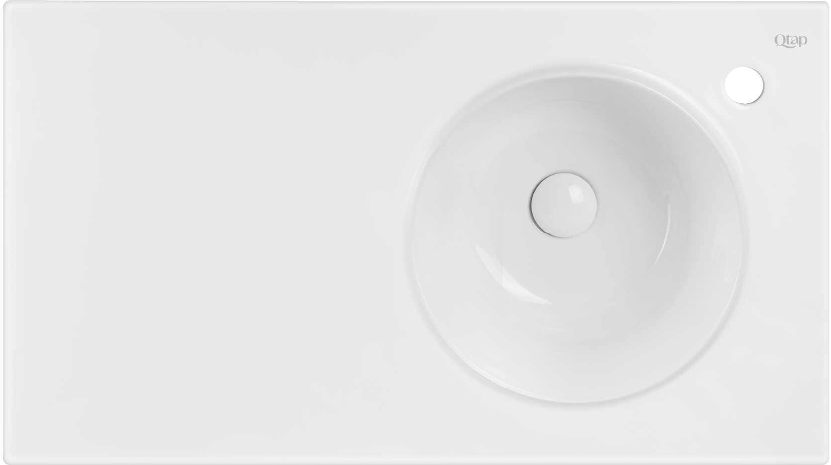 

Раковина QTAP Virgo QT1811FL8130ARRW с донным клапаном