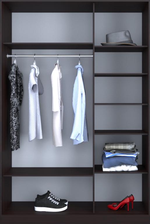 

Гардероб открытый Luxe CLS-1 190 x 210 x 45 см Венге магия