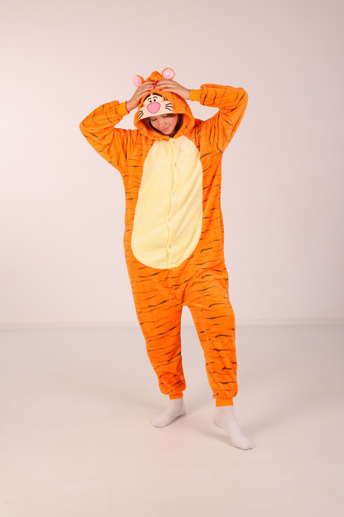 

Пижама кигуруми для взрослых Kigurumi Тигра Дисней Оранжевый  165-175 см. (1029, Пижама кигуруми для взрослых Kigurumi Тигра Дисней Оранжевый L 165-175 см. (1029)
