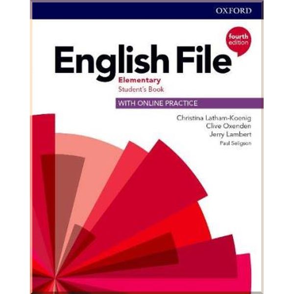 

English File Fourth Edition Elementary Student's Book with Online Practice. Clive Oxenden, Christina Latham-Koenig. ISBN:9780194031592
