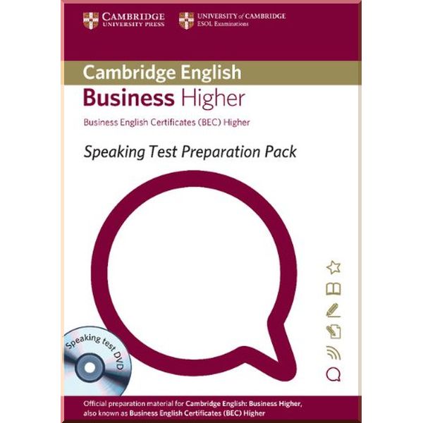 

Speaking Test Preparation Pack for BEC Higher with Speaking Test DVD. Cambridge University Press. ISBN:9781906438616