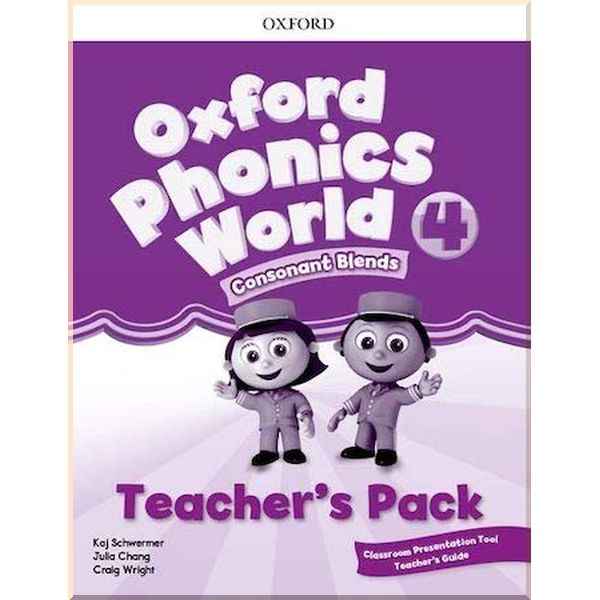 

Oxford Phonics World 4 Teacher's Pack with Classroom Presentation Tool. Julia Chang, Craig Wright. ISBN:9780194750554