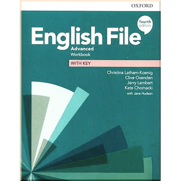 

English File Fourth Edition Advanced Workbook with key. Oxford University Press. ISBN:9780194038539