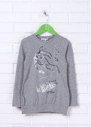 

Туника серая для девочки ТМ Wendee fs39126-2 140