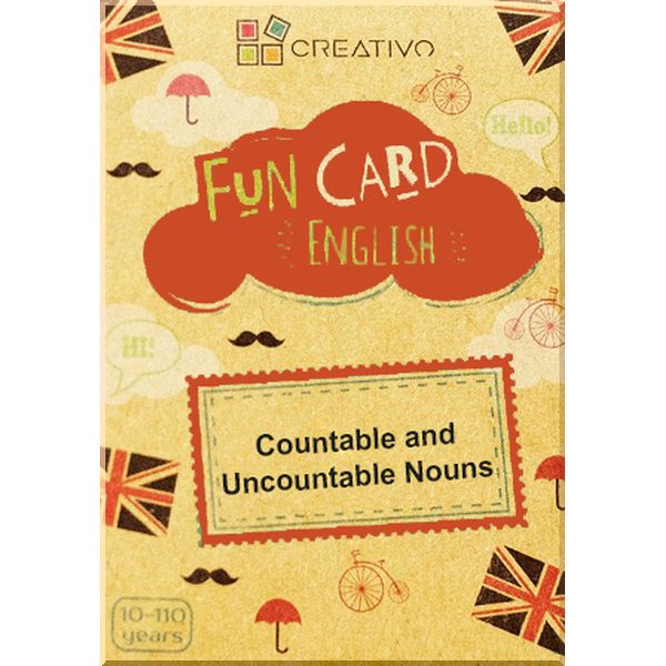 

Fun Card English: Countable and Uncountable Nouns. CREATIVO. ISBN:9788366122055