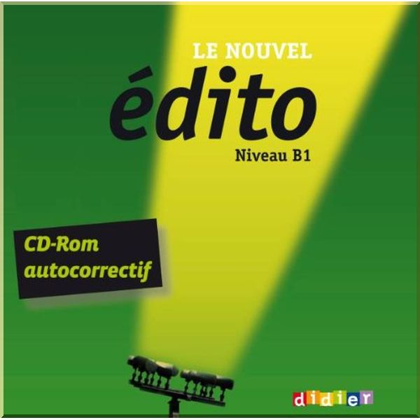 

Le Nouvel Edito B1 CD-ROM autocerrectif. Elodie Heu, Cecile Pinson. ISBN:9782278074488